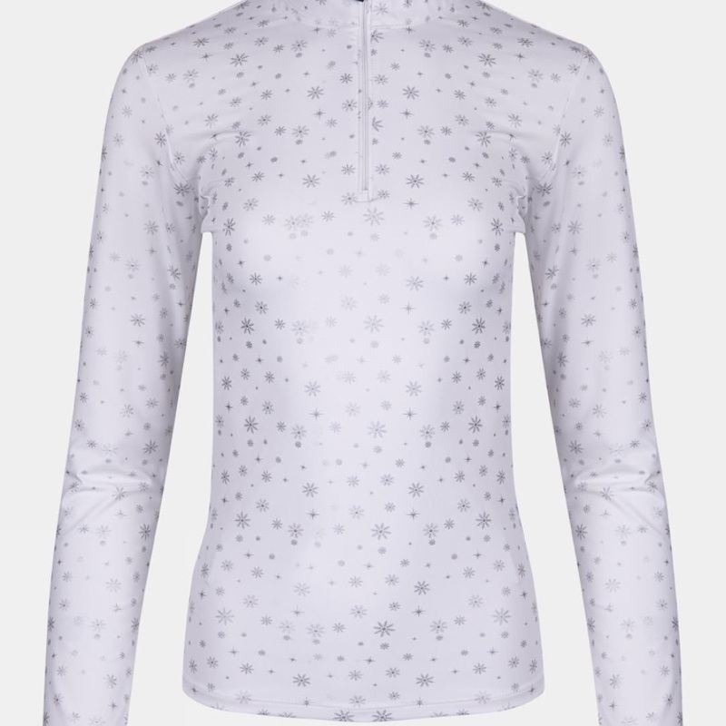 Kjus Womens Motion Print Half-Zip Midlayer