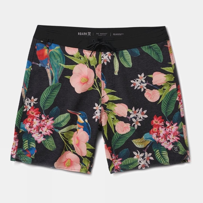 Roark Mens Passage 17″ Manu Floral Board Shorts