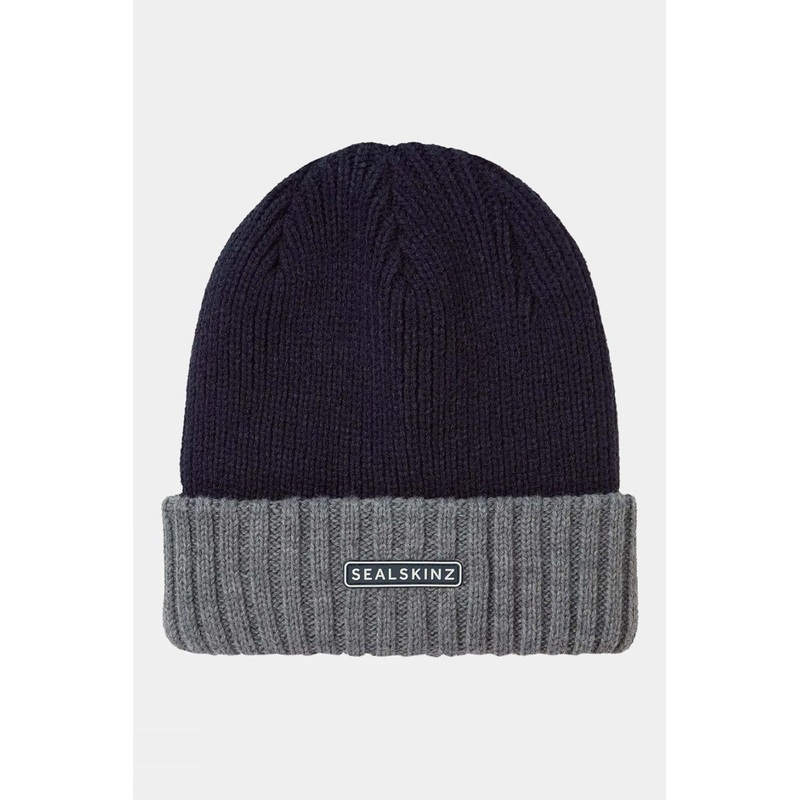 Sealskinz Unisex Bacton Waterproof Cold Weather Roll Cuff Beanie