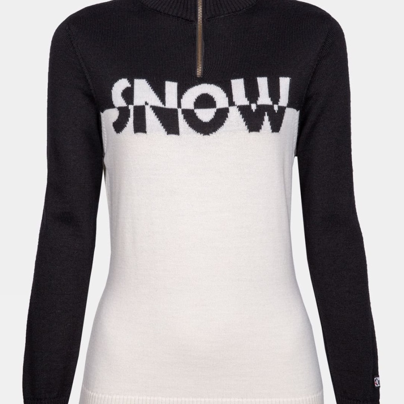 Henri Duvillard Womens Pepy Knit Half Zip Top