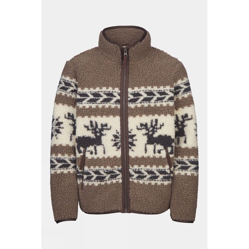 Ayacucho Kids Roling Reindeer Full Zip Fleece