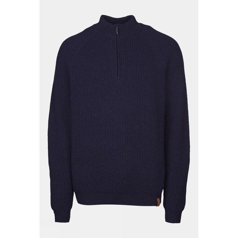 Ayacucho Mens Skagen Quarter Zip Rib Pullover