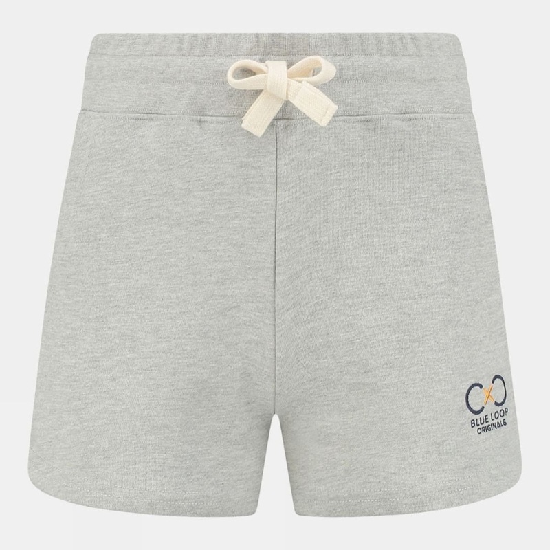 Blue Loop Originals Womens Blue Fleece Shorts
