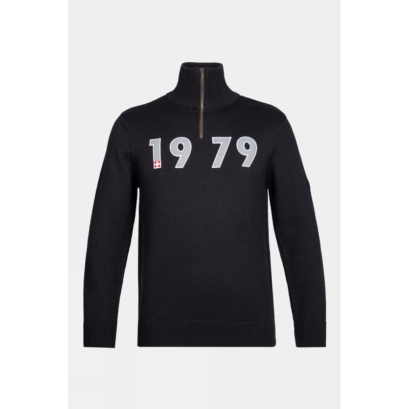 Henri Duvillard Mens Prime 1979 Half Zip Top