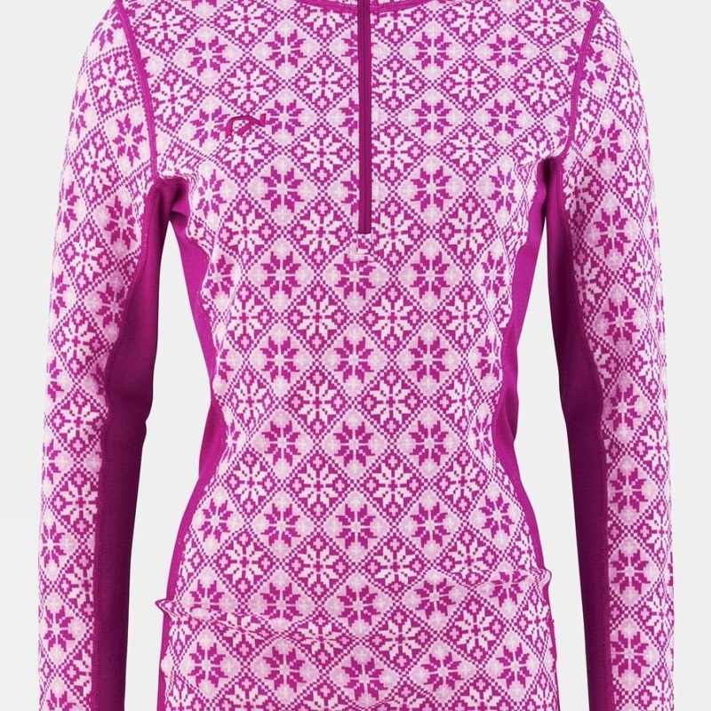 Kari Traa Womens Rose Half-Zip Base Layer Top