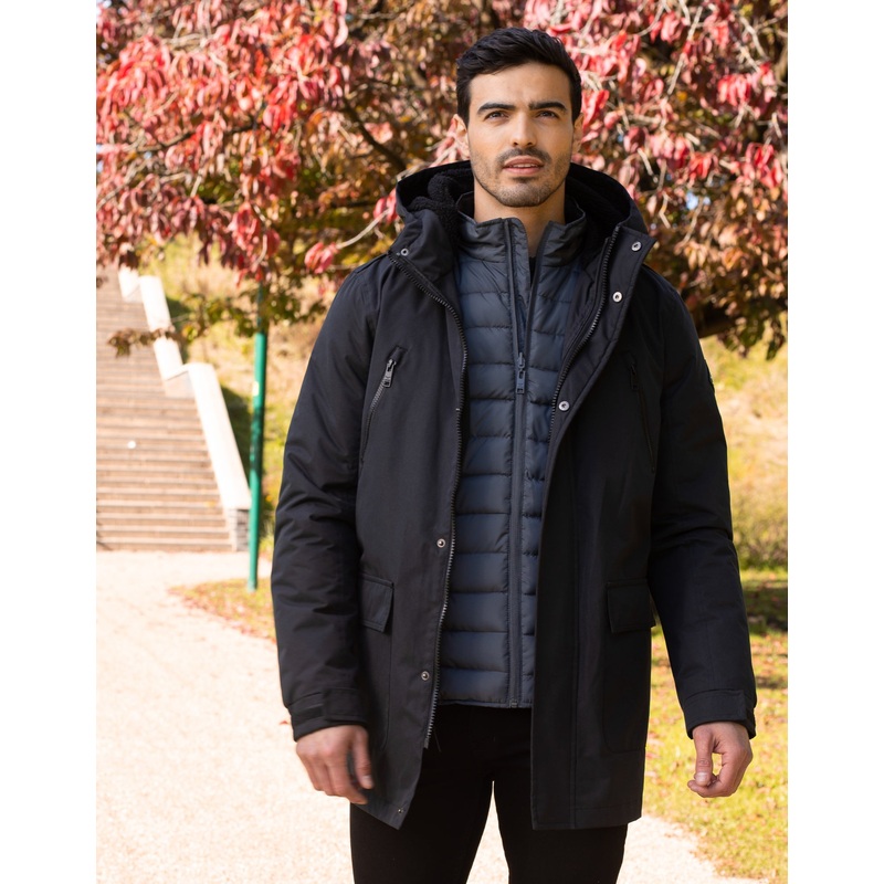Black 3-in-1 Jacket Black S