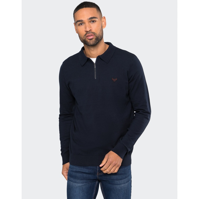 Navy Polo Jumper Navy S