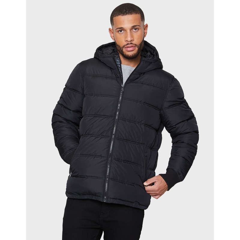 Black Puffer Jacket Black S